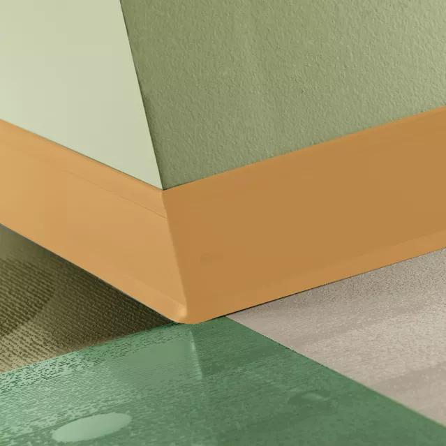 Johnsonite Commercial - 4.25 in. Rubber Wall Base - Perceptions Recess Toe Mr. Sunshine