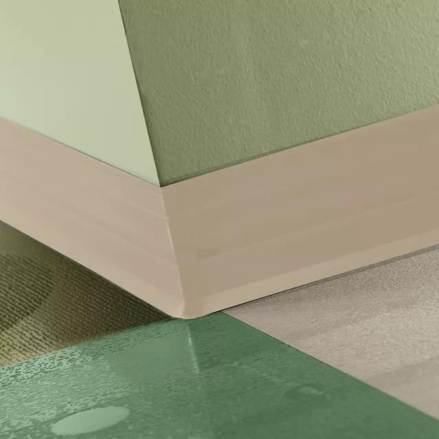 Johnsonite Commercial - 4.25 in. Rubber Wall Base - Perceptions Royale Silk