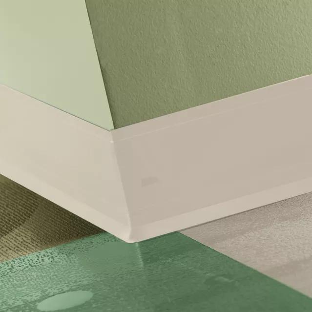 Johnsonite Commercial - 4.25 in. Rubber Wall Base - Perceptions Contour Antique White