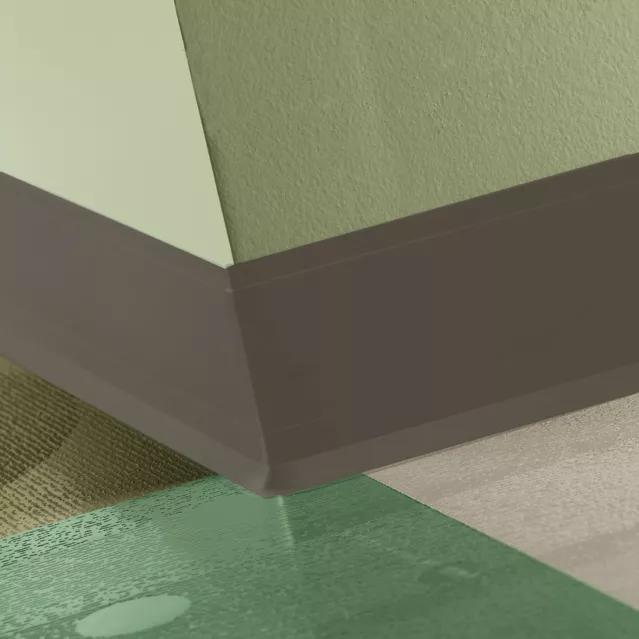 Johnsonite Commercial - 4.25 in. Rubber Wall Base - Perceptions Contour Grounded