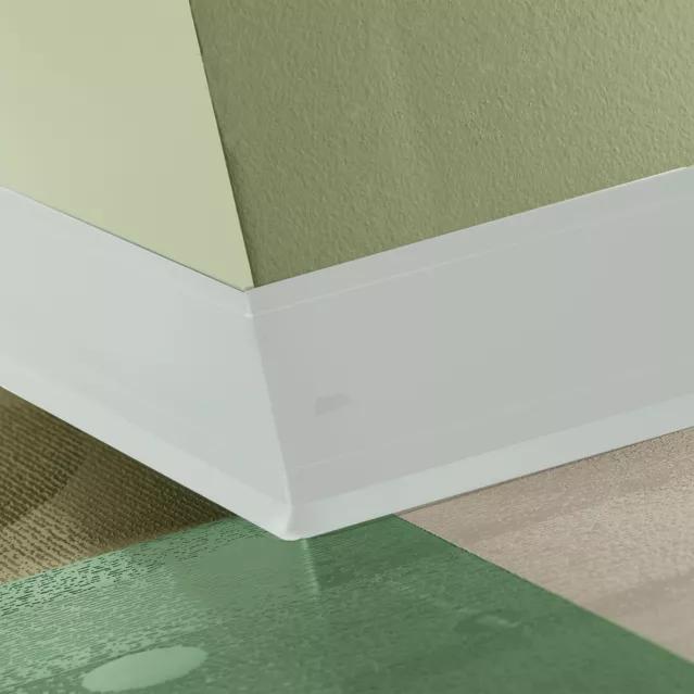 Johnsonite Commercial - 4.25 in. Rubber Wall Base - Perceptions Contour White