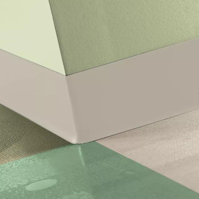 Johnsonite Commercial - TightLock - 4 3/8 in. Resilient Topset Rubber Wall Base - Pearl