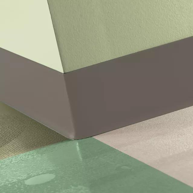 Johnsonite Commercial - TightLock - 4 3/8 in. Resilient Topset Rubber Wall Base - Toast