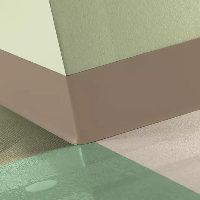 Johnsonite Commercial - TightLock - 4 3/8 in. Resilient Topset Rubber Wall Base - Tannery