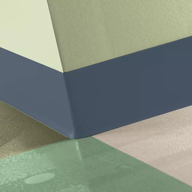 Johnsonite Commercial - TightLock - 4 3/8 in. Resilient Topset Rubber Wall Base - The Blues
