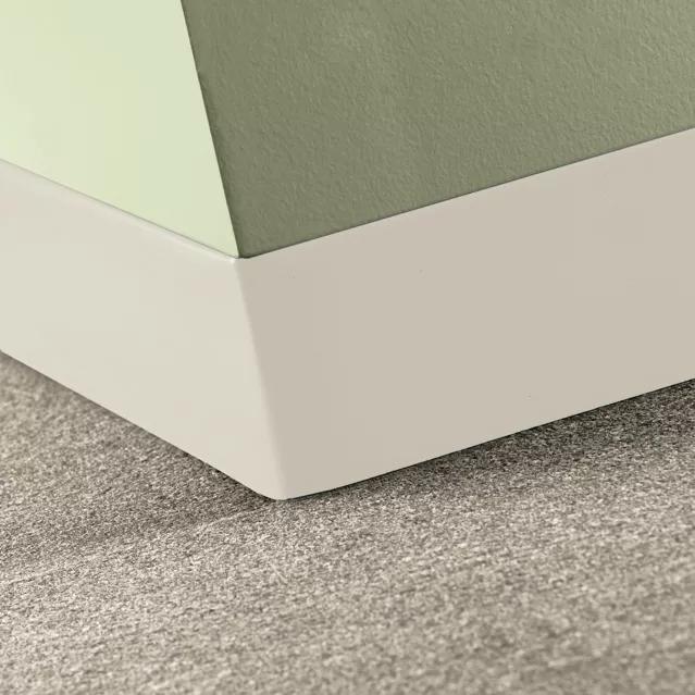 Johnsonite Commercial - TightLock - 4.5 in. Rubber Wall Base For Carpet - Snow White