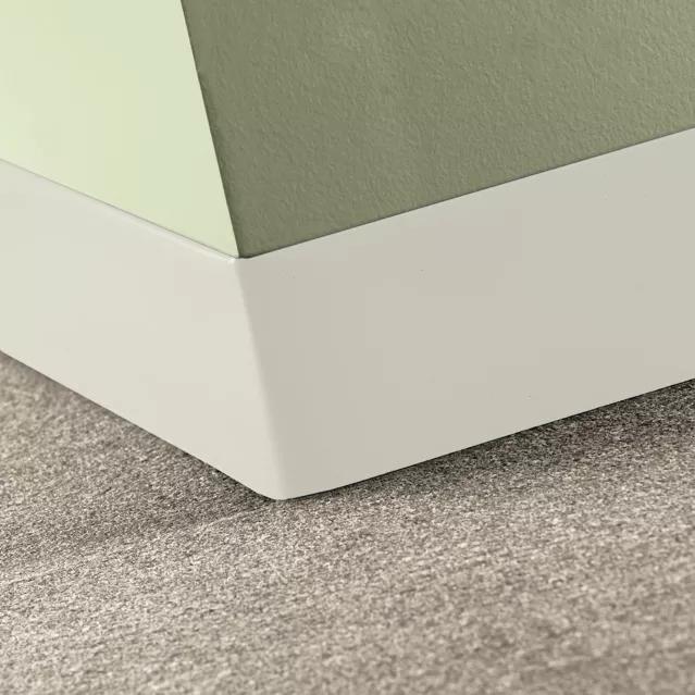 Johnsonite Commercial - TightLock - 4.5 in. Rubber Wall Base For Carpet - White Sand