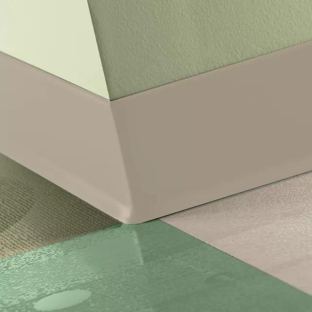 Johnsonite Commercial - Baseworks - 2.5 in. Thermoset Rubber Wall Base - Clay