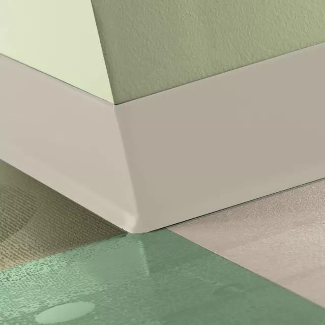 Johnsonite Commercial - Baseworks - 4 in. Thermoset Rubber Wall Base - Pearl