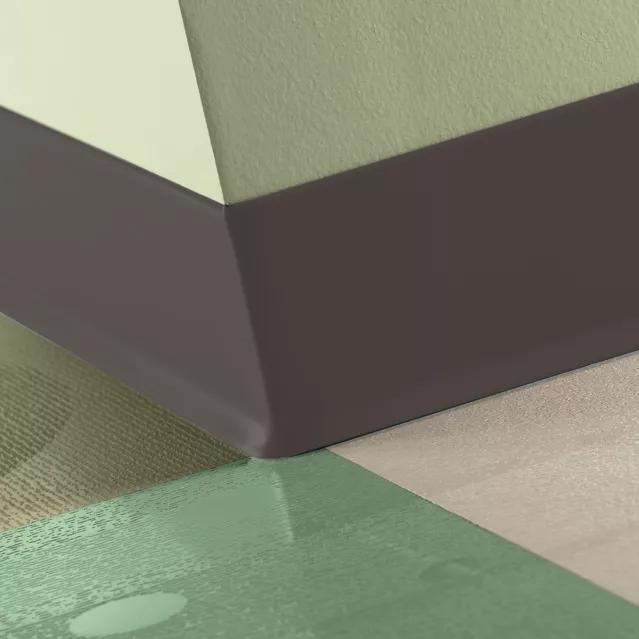 Johnsonite Commercial - Baseworks - 6 in. Thermoset Rubber Wall Base - Ganache