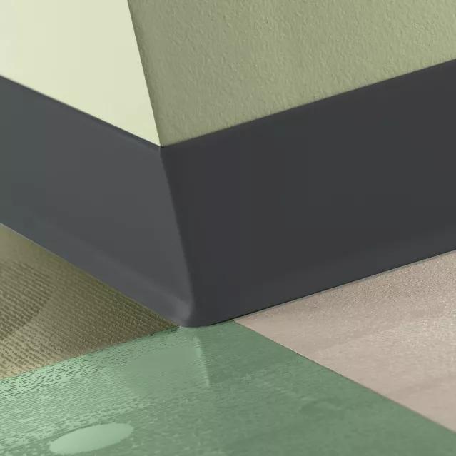 Johnsonite Commercial - Baseworks - 2.5 in. Thermoset Rubber Wall Base - Black