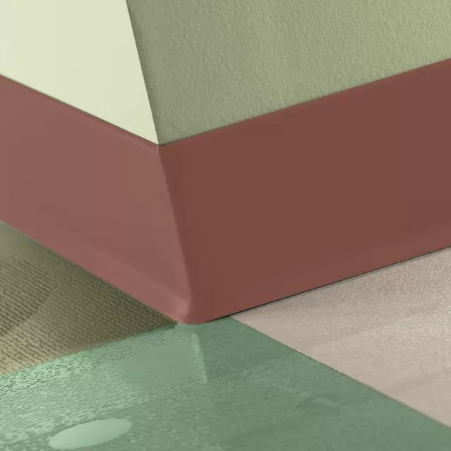 Johnsonite Commercial - Baseworks - 6 in. Thermoset Rubber Wall Base - Red Clay