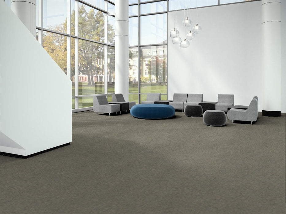 EF Contract - Stride - 24 in. x 24 in. - Commercial Carpet Tile - Glacier Installed