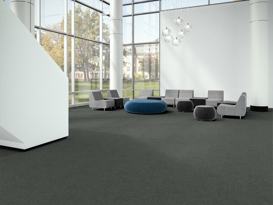 EF Contract - Stride - 24 in. x 24 in. - Commercial Carpet Tile - Seascape Installed