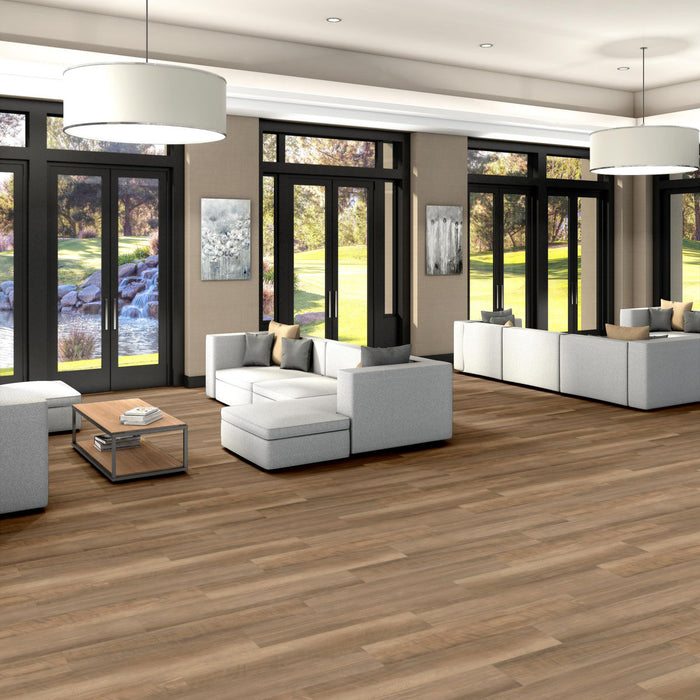 Philadelphia Commercial - Fortitude - Luxury Vinyl Plank - Tawny Oak Installed