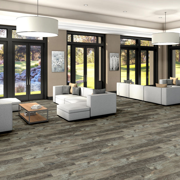 Philadelphia Commercial - Fortitude - Luxury Vinyl Plank - Smoky Oak Installed