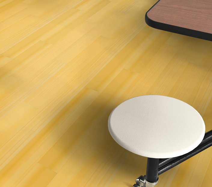 Philadelphia Commercial - Strie - Luxury Vinyl Tile - Naples Yellow floor installation