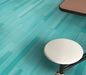 Philadelphia Commercial - Strie - Luxury Vinyl Tile - Turquoise floor installation