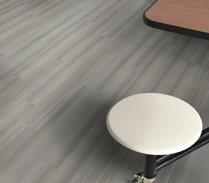 Philadelphia Commercial - Strie - Luxury Vinyl Tile - Dove floor installation