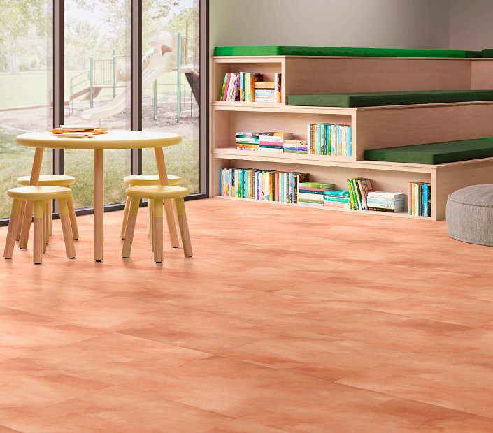 Philadelphia Commercial - Cumulus - 24 in. x 24 in. - Luxury Vinyl Tile - Shockwave Room Scene