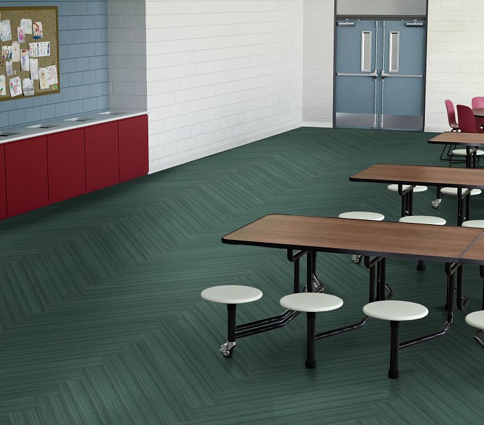 Philadelphia Commercial - Color Scope 5 - Luxury Vinyl Tile - Arbor School Install