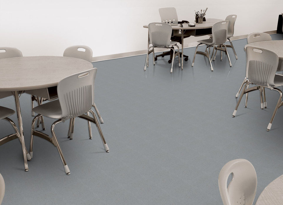 Armstrong Commercial - Premium Excelon Stonetex - Vinyl Composition Tile - Granite Gray Installed