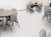 Armstrong Commercial - Premium Excelon Stonetex - Vinyl Composition Tile - Chalk White Installed