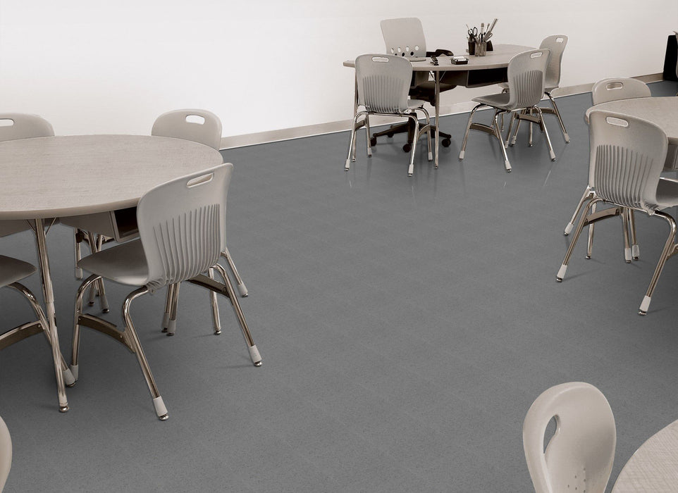 Armstrong Commercial - Premium Excelon Stonetex - Vinyl Composition Tile - Hematite Installed