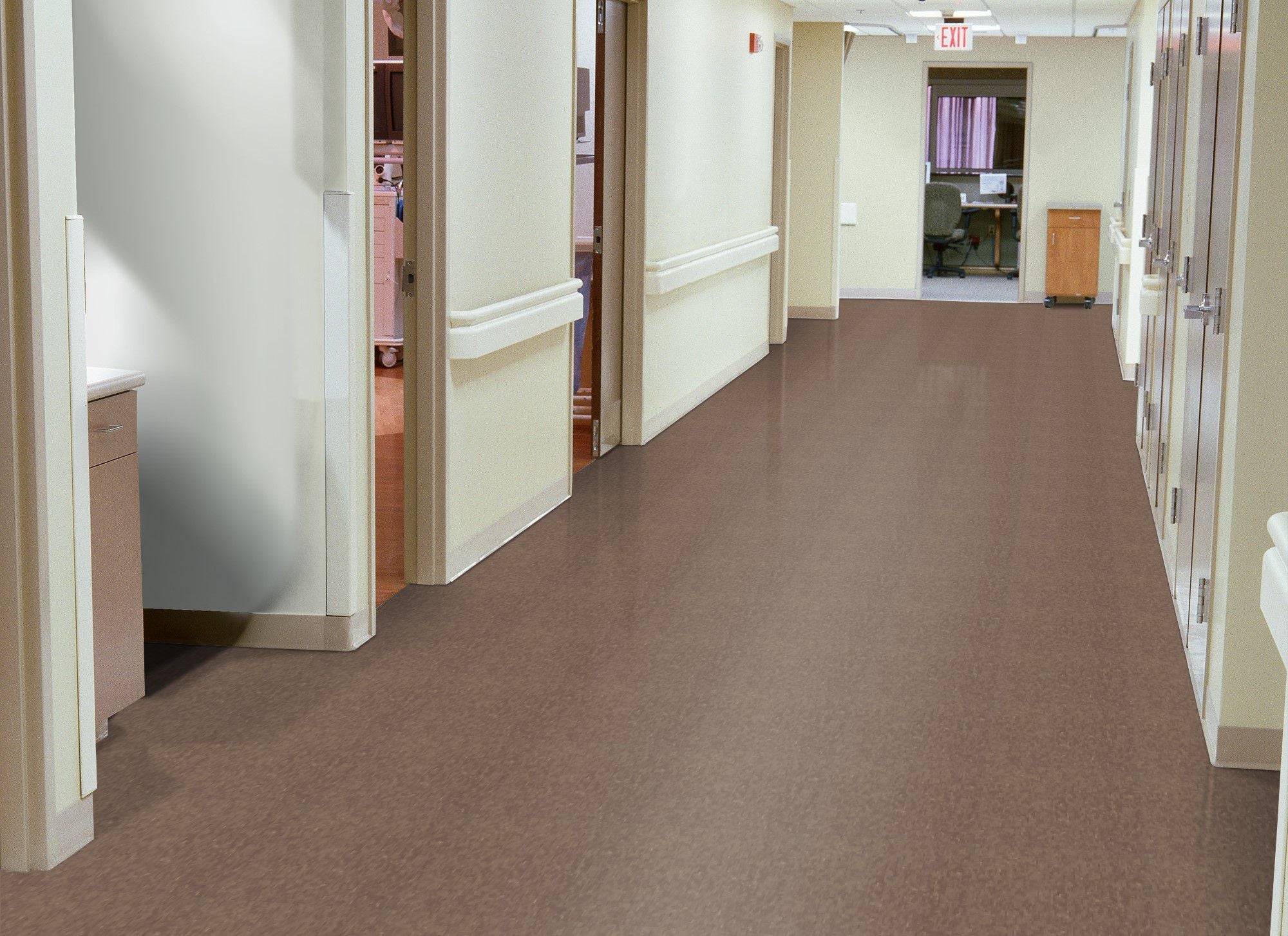 Armstrong Commercial - Standard Excelon Imperial Texture - Vinyl Composition Tile (VCT) - Chocolate