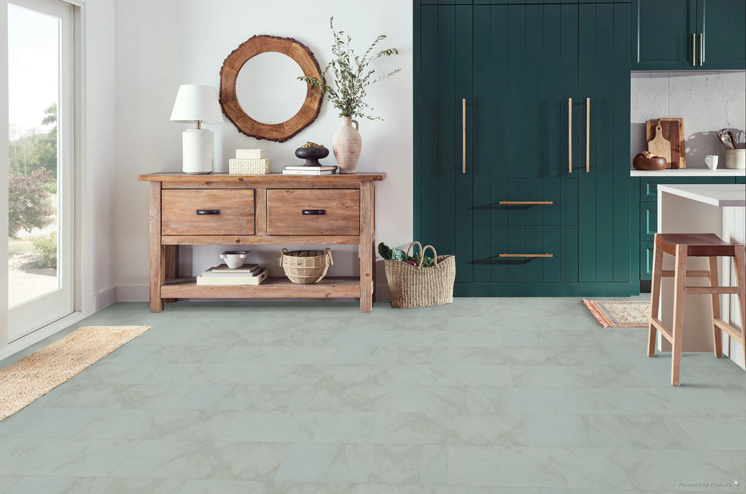 Armstrong Commercial - Alterna - 12 in. x 24 in. - Engineered Tile - Ivory Poem Installed