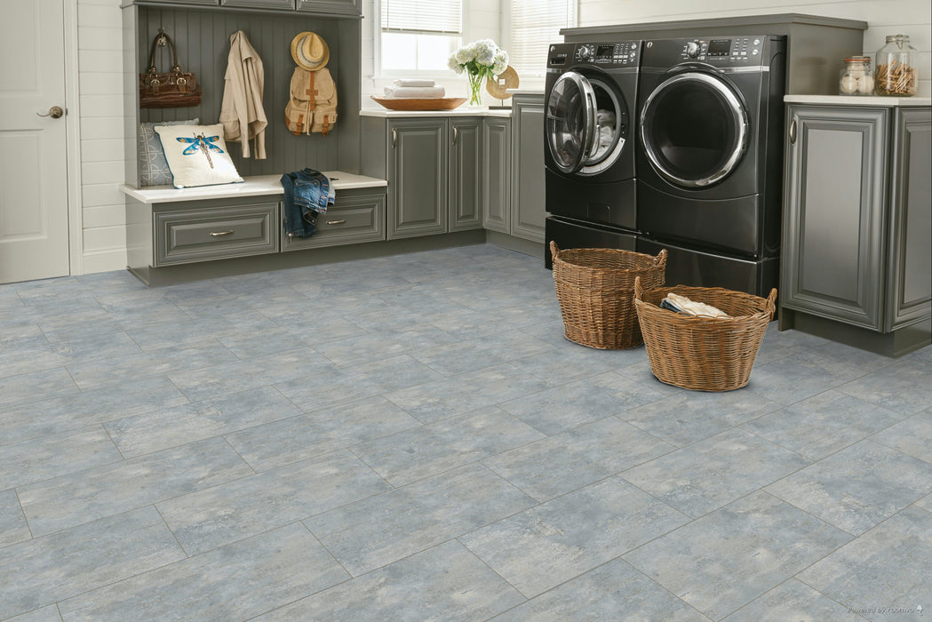 Armstrong Commercial - Alterna - 12 in. x 24 in. - Engineered Tile - Melted Ice Installed