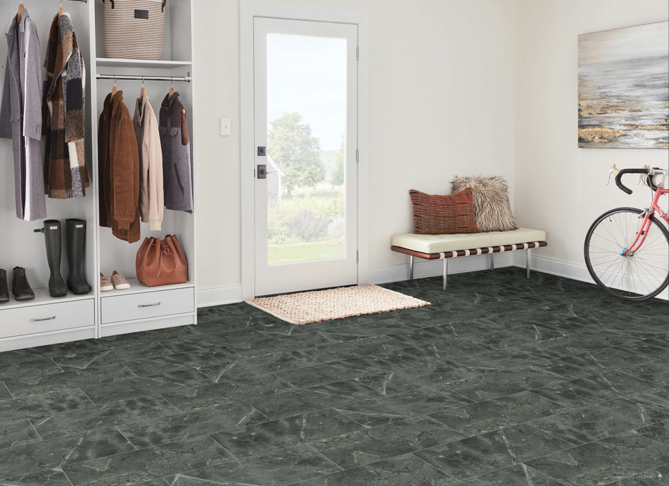Armstrong Commercial - Alterna - 12 in. x 24 in. - Engineered Tile - Nightfall Installed