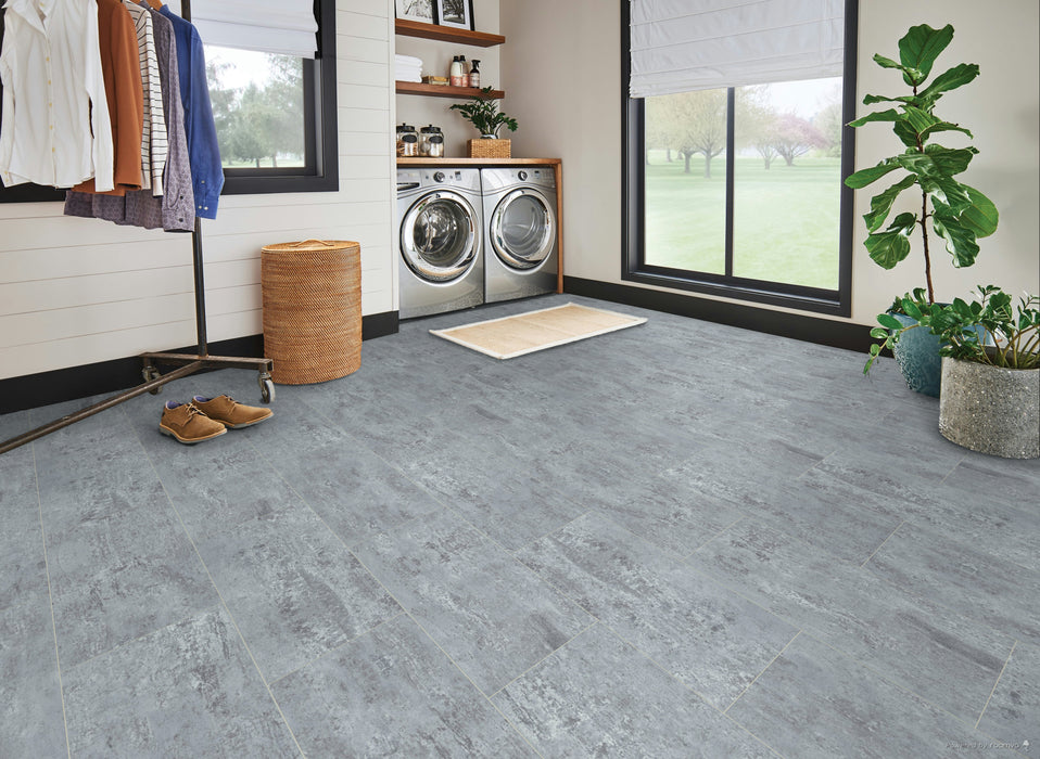 Armstrong Commercial - Alterna - 12 in. x 24 in. - Engineered Tile - Twilight Fog Installed