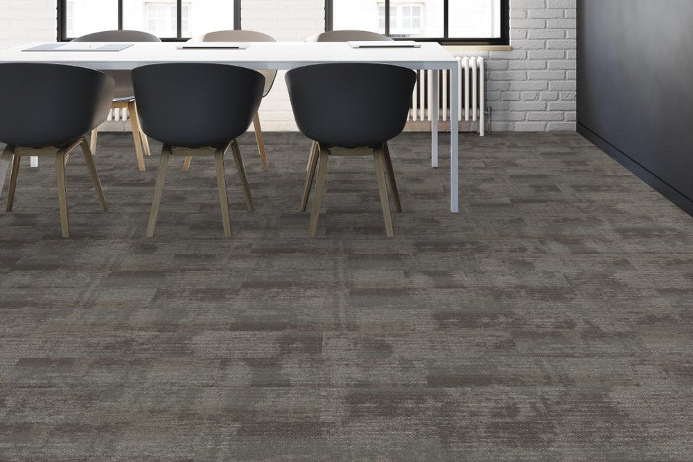 Shaw Contract - Connected Threads - French Knot Tile - 9 in. x 36 in. - Commercial Carpet Tile - Vintage