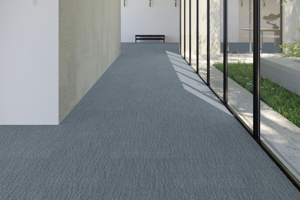 Shaw Contract - Local Landscapes - Element Tile - 18 in. x 36 in. - Commercial Carpet Tile - Water Installed