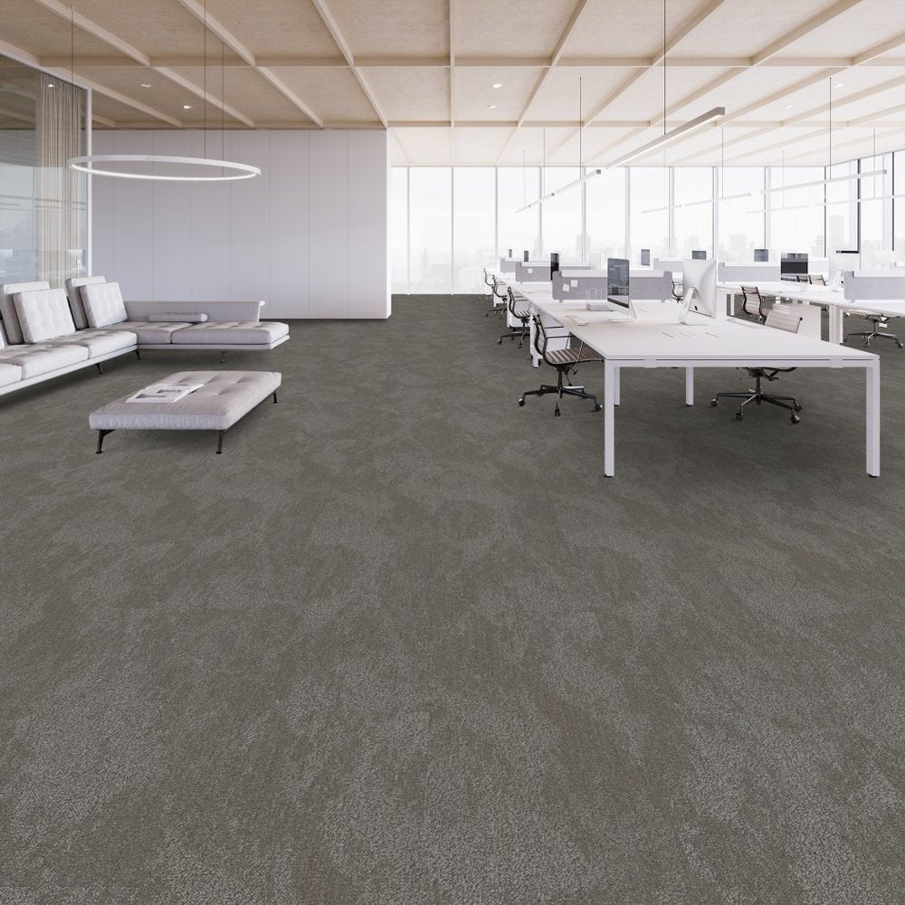 Shaw Contract - Local Landscapes - Landscape Tile - 18 in. x 36 in. - Commercial Carpet Tile - Coastal Installed