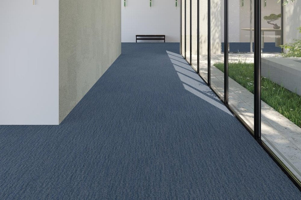 Shaw Contract - Local Landscapes - Element Tile - 18 in. x 36 in. - Commercial Carpet Tile - Lake Installed