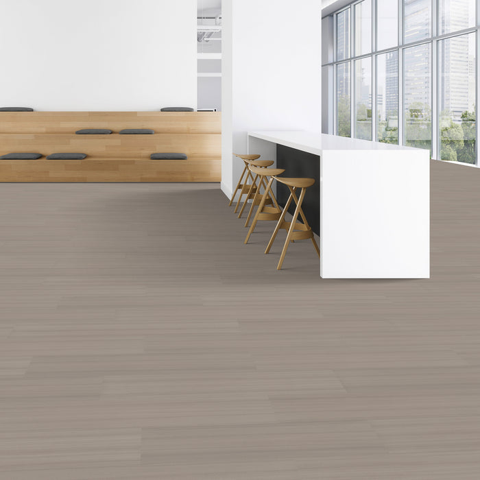 Patcraft - Anew 2.5 - 7 in. x 48 in. Luxury Vinyl - Vicuna Room Scene