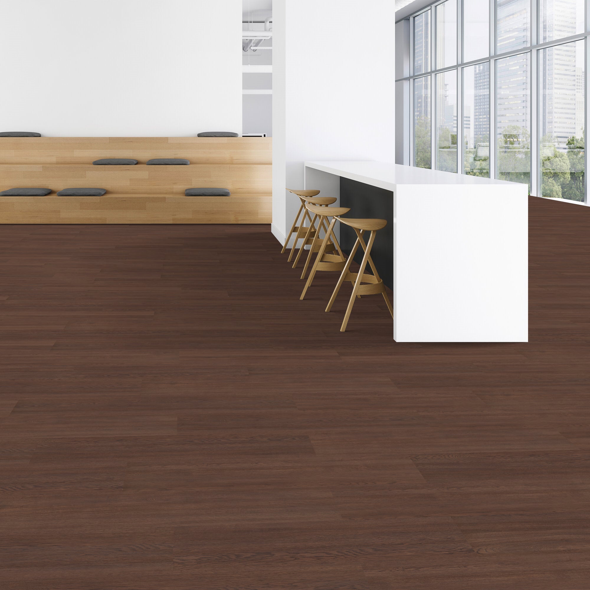 Patcraft - Anew 2.5 - 7 in. x 48 in. Luxury Vinyl - Chestnut