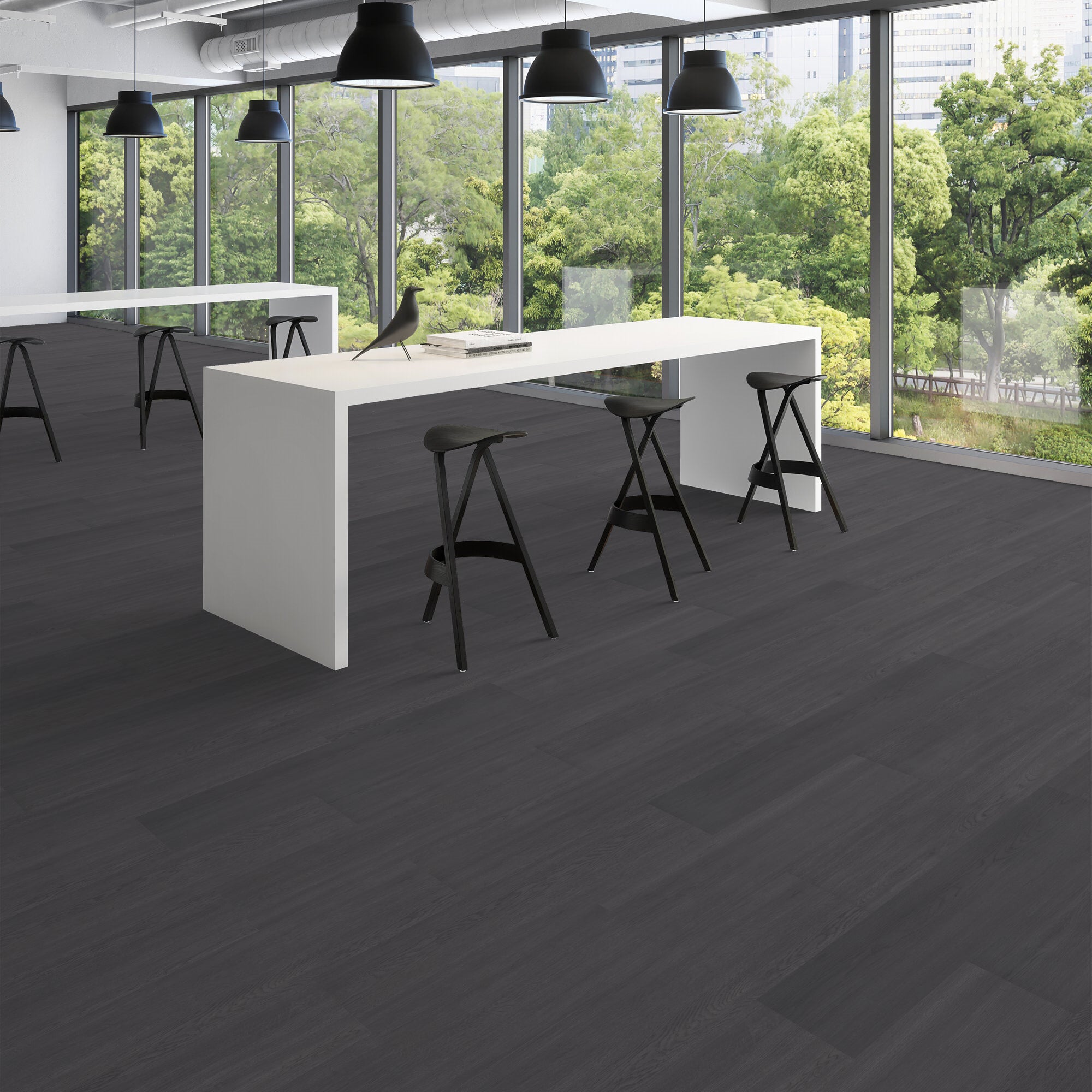 Patcraft - Anew 2.5 - 7 in. x 48 in. Luxury Vinyl - Basalt