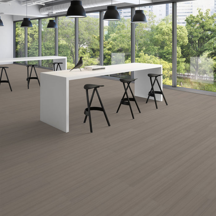 Patcraft - Anew 2.5 - 7 in. x 48 in. Luxury Vinyl - Vicuna Installed