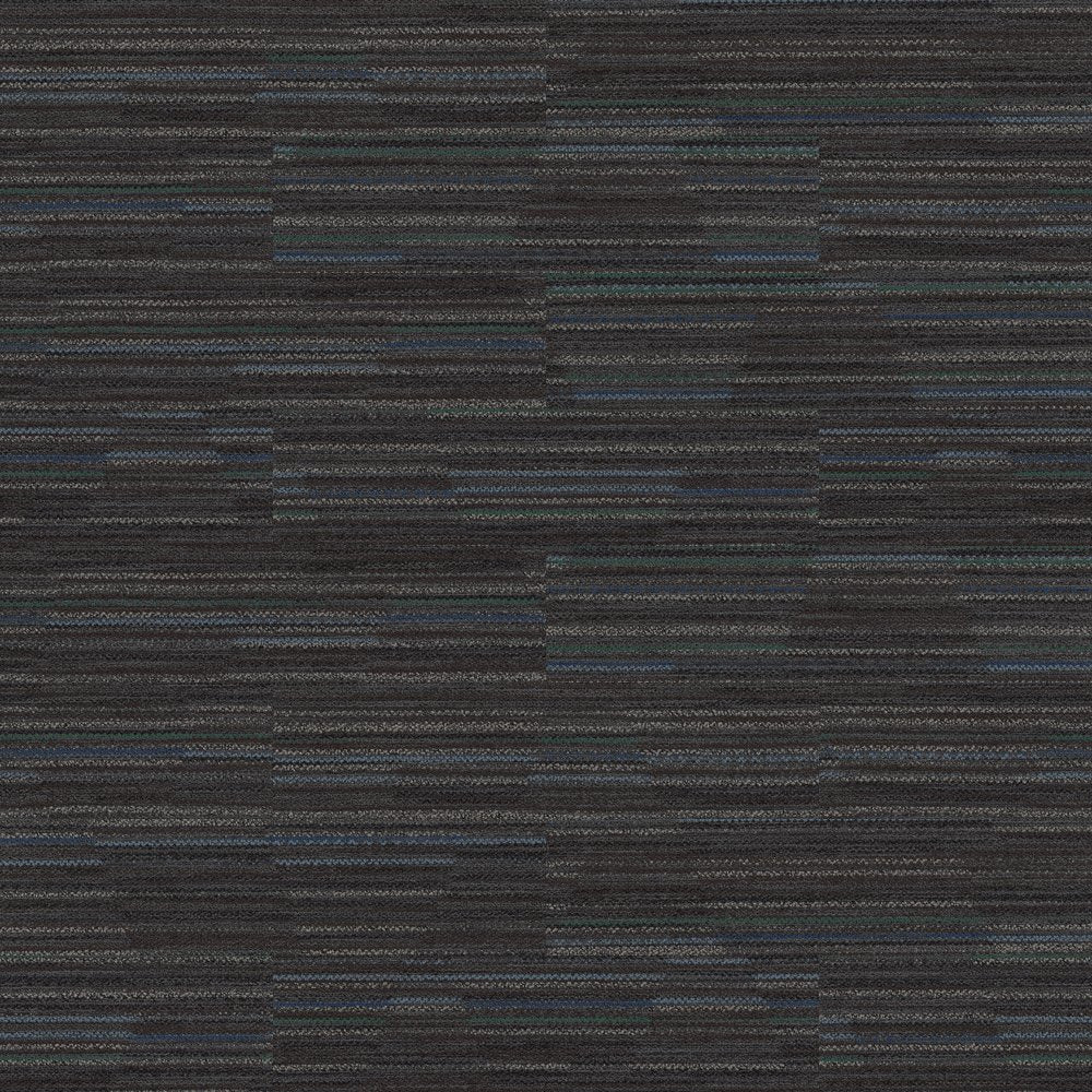 Shaw Contract - Connected Threads - Hand Stitch Tile - 9 in. x 36 in. - Commercial Carpet Tile - Mended Denim