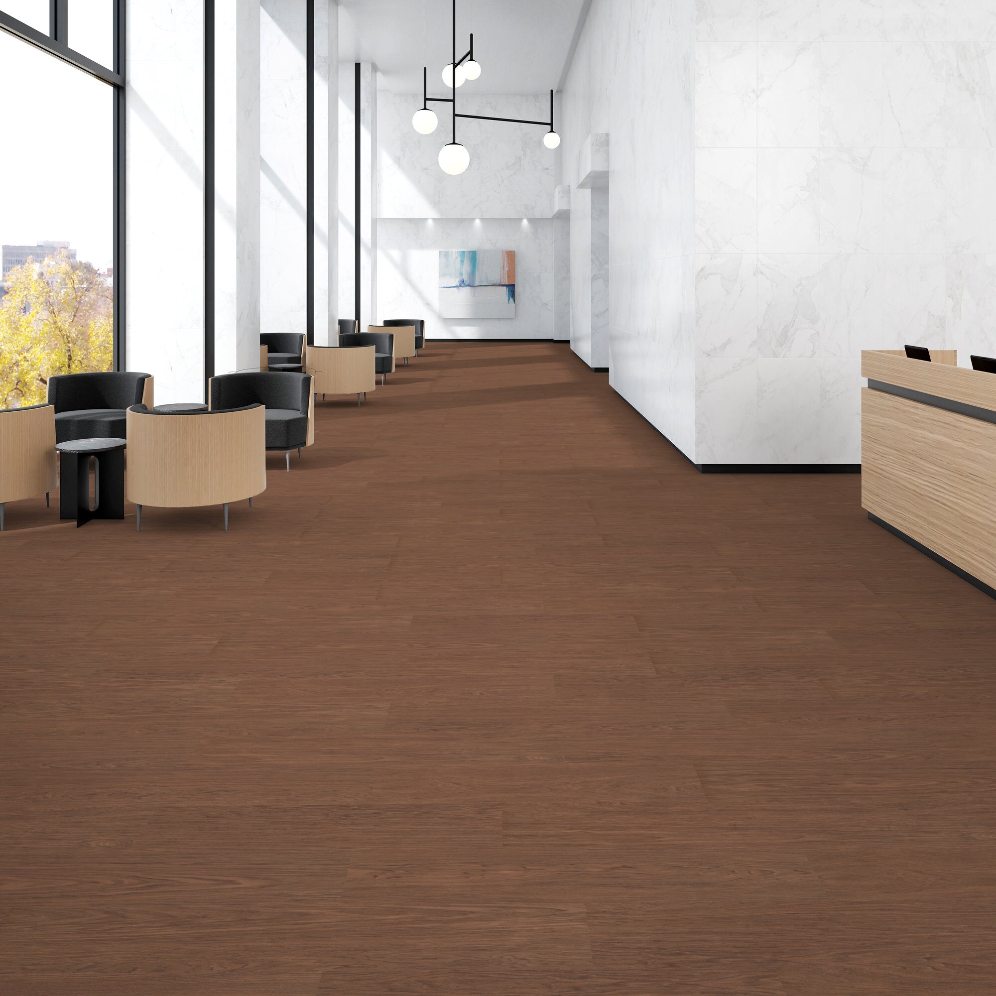 Patcraft - Anew 2.5 - 7 in. x 48 in. Luxury Vinyl - Copper