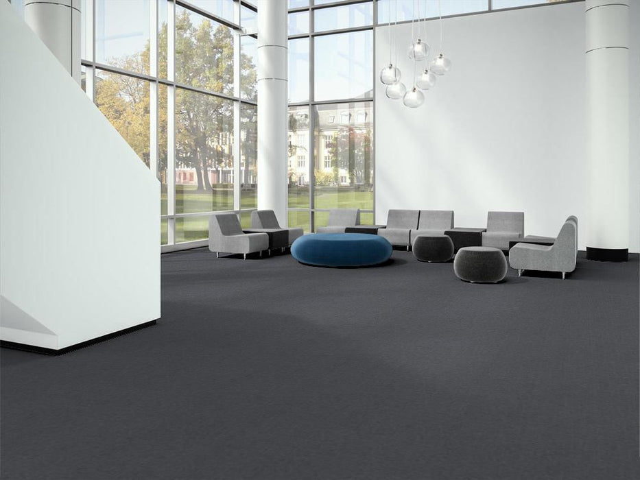 EF Contract - Batiste Moderne - 18 in. x 36 in. - Commercial Carpet Tile - Bleu Installed