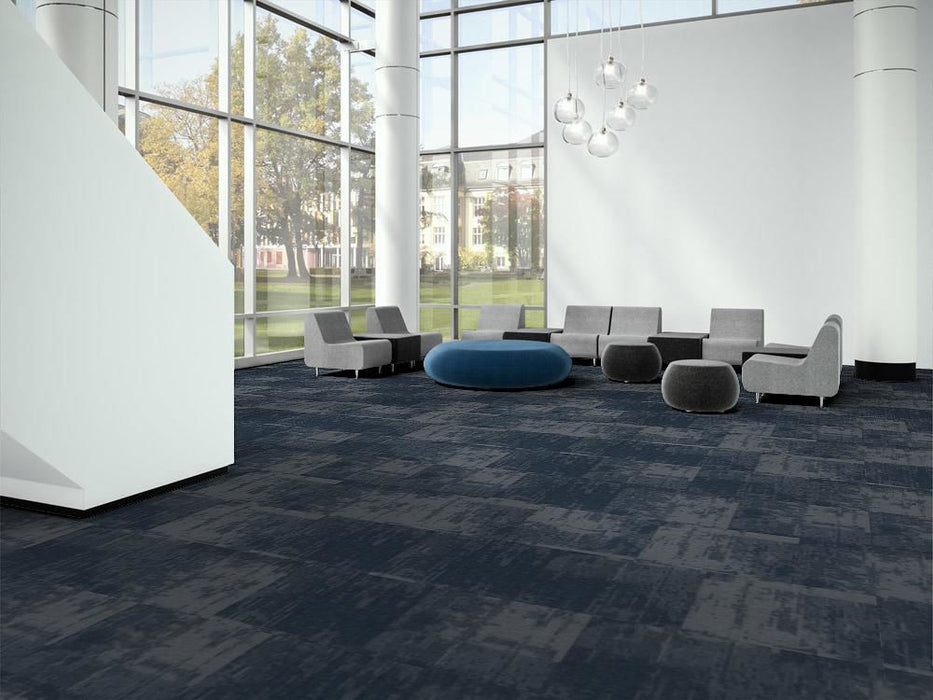 EF Contract - Artisan - 24 in. x 24 in. - Commercial Carpet Tile - Sky Installed
