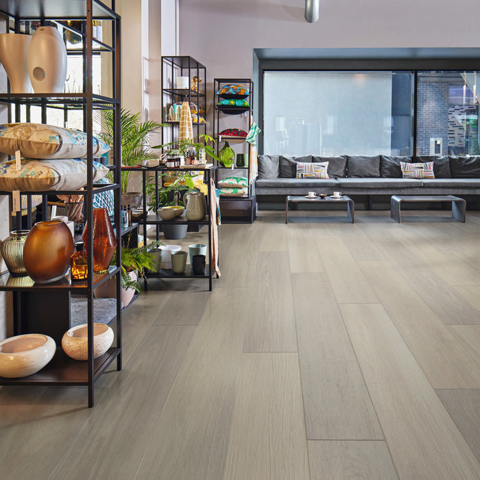 Karndean - Art Select 56" x 9" Glue Down Commercial Vinyl - Glacier Oak Installed