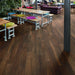Karndean - Opus 6 in. x 36 in. Commercial Vinyl Gluedown Plank - Natural Walnut Break Room Install