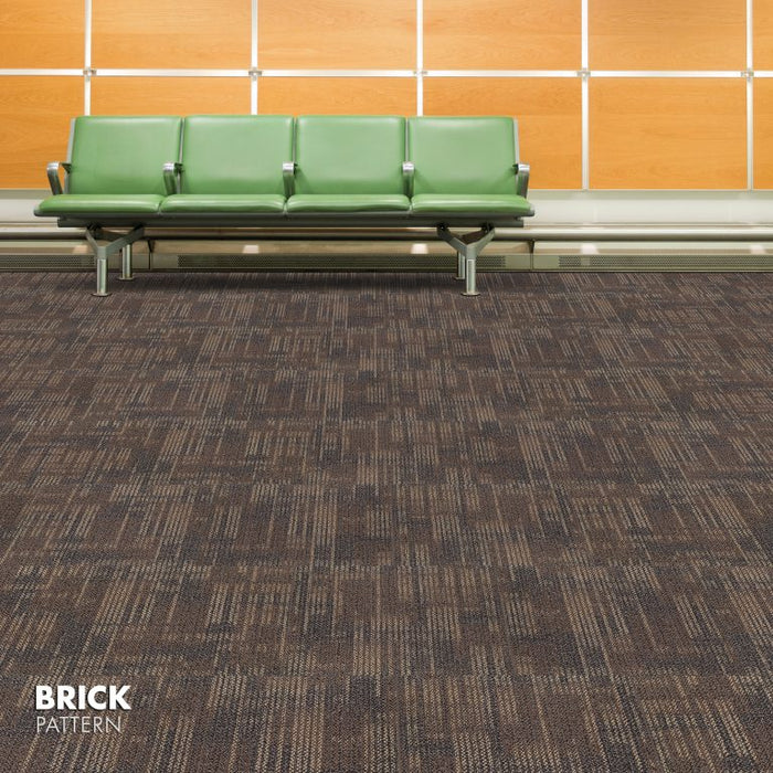 Kraus - Van Der Rohe- Commercial Carpet Tile - Coconut Shell Room Scene