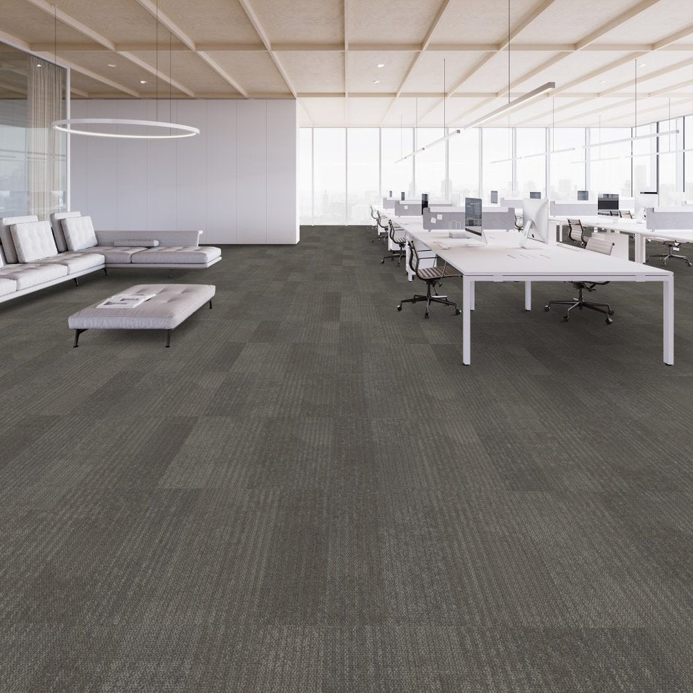 Shaw Contract - Connected Threads - Knitted Strataworx Tile - 24 in. x 24 in. - Commercial Carpet Tile - Cozy
