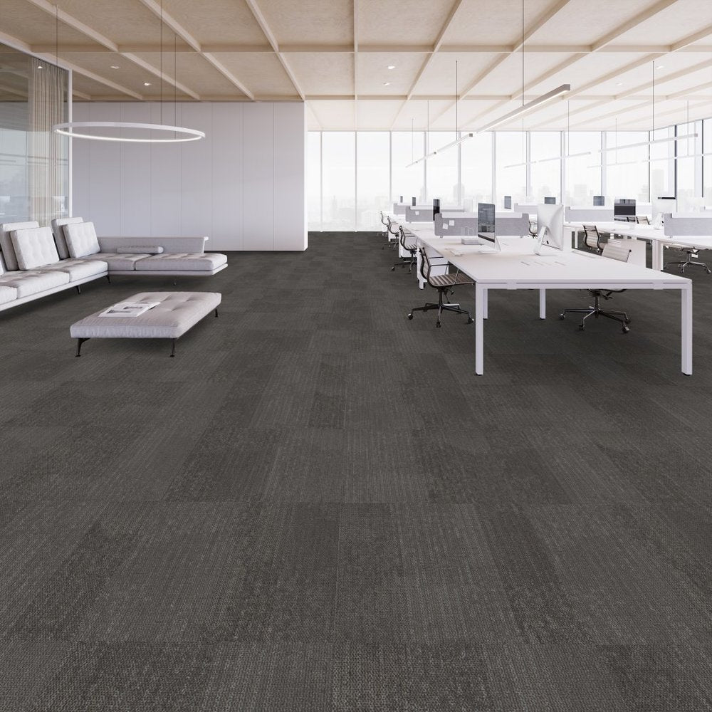 Shaw Contract - Connected Threads - Knitted Strataworx Tile - 24 in. x 24 in. - Commercial Carpet Tile - Vintage